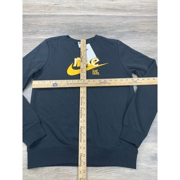 Nike Just Do It Women's Sweater Black FN3628-010 Size XS $70 - Picture 2 of 6